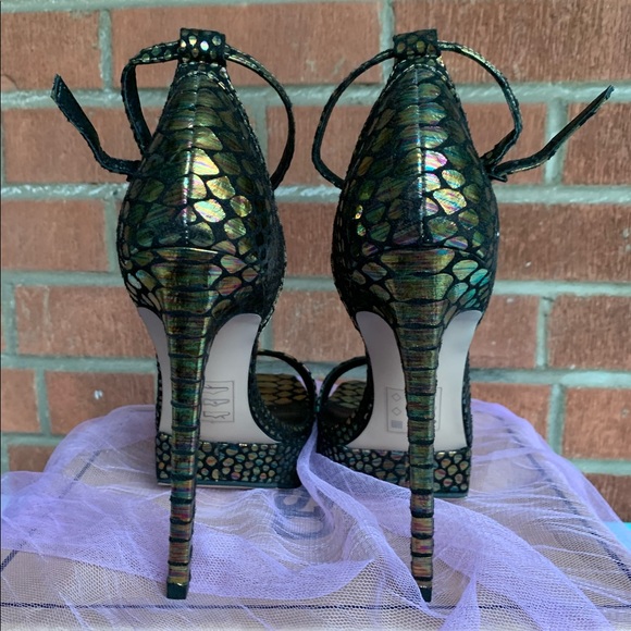 NIB 💯💥ASOS Snake print Platform Heel Sandals - Picture 5 of 6